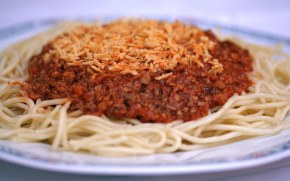 Espagueti a la Bolognese