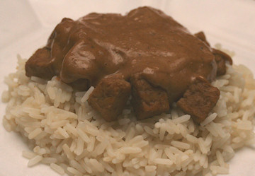 Tangy Tempeh with Peanut Sauce