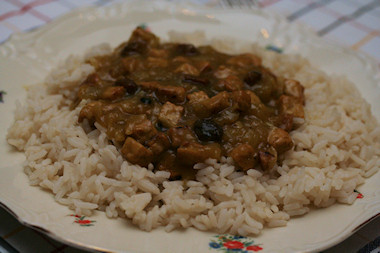 Tempeh with Apples